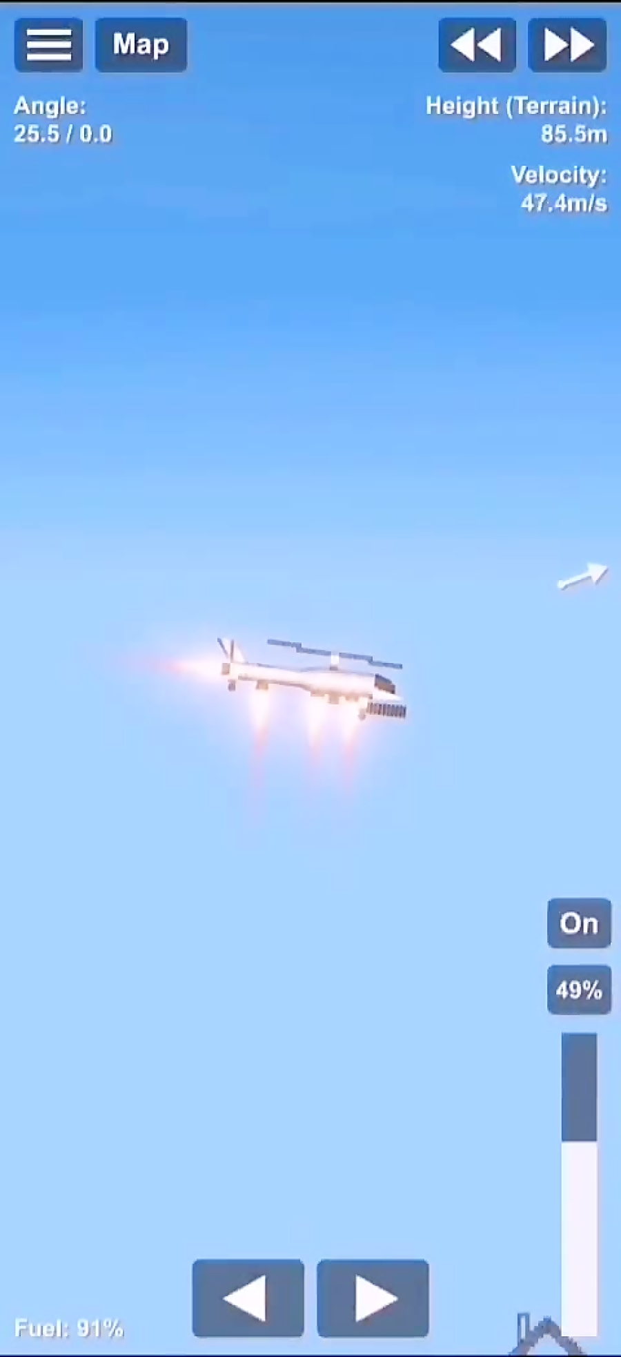 ساخت هلیکوپتر جنگی در بازی space flight Simulator