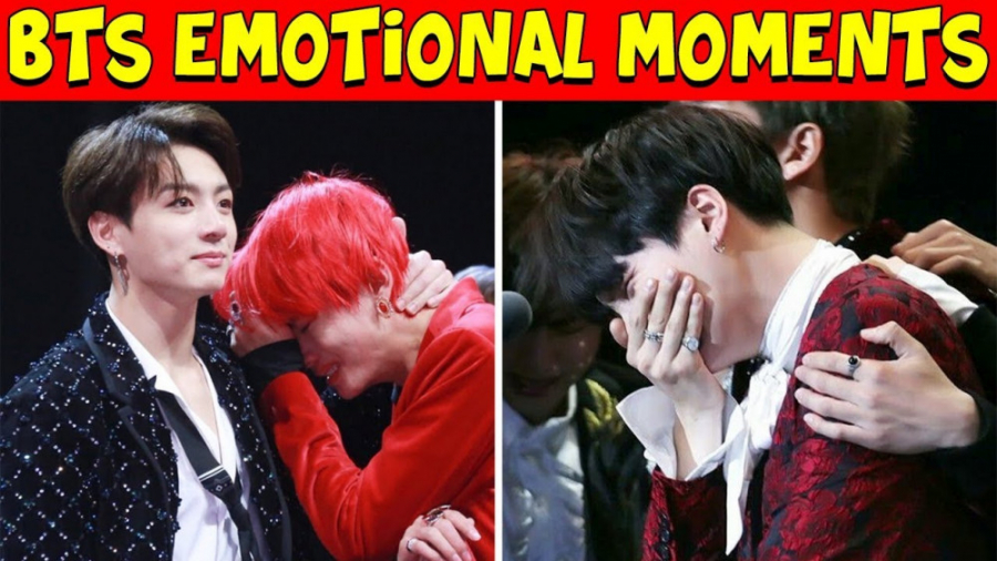 BTS »»» لحظه های احساسی و گریه های بی تی اس لیزر فرکشنال