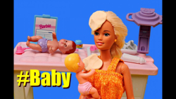 سریال باربی  نگهداری از نوزاد...