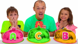 کتی و مکس با پدرشان چالش شیرین...