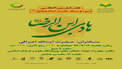 ارائه مقاله جناب آقای اصغر منتظر القائم در همایش امام هادی ع