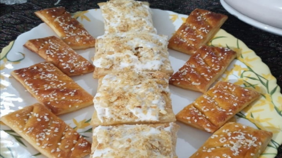 طرز تهیه شیرینی زبان و ناپلئونی خانگی