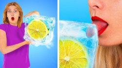 چالش خوردن خوراکی و غذا با شکل...