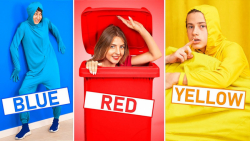 چالش استفاده از یک رنگ  شوخی ب...