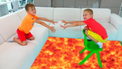 ولاد و نیکی روی سطح گدازه‌ای ب...