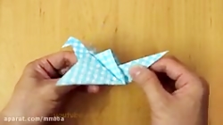 آموزش ساخت اوریگامی پرنده