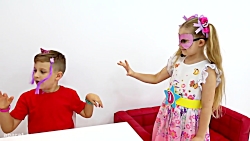 دیانا و روما بازی با اسباب باز...