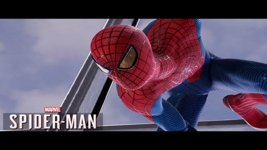 گیم پلی بازی Marvel Spider-Man Remastered با لباس The Amazing Spider-Man