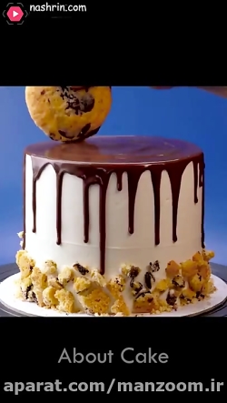 ایده های تزیین کیک شکلاتی با ک...