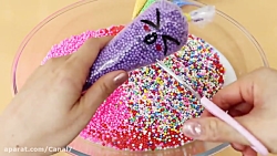 اسلایم  ساخت اسلایم رنگارنگ با...