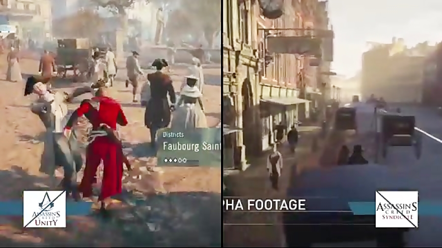 اساسین کرید یونیتی مقابل اساسی...