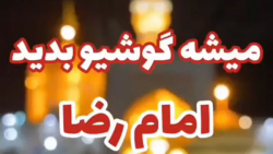 میشه گوشیو بدید  امام رضا ع