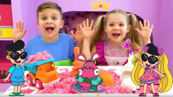 دیانا و روما ظرف غذا را برای د...