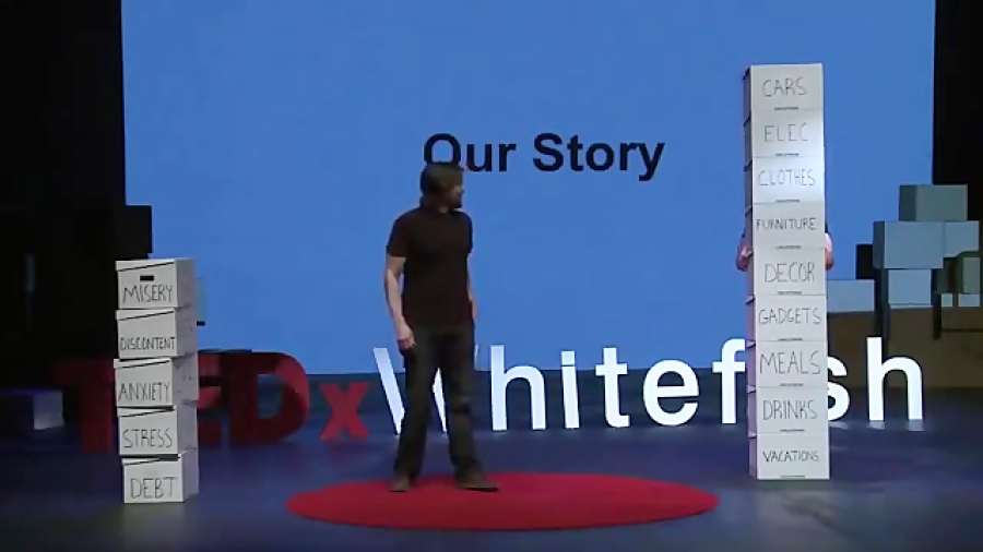 A rich life with less stuff | The Minimalists | TEDxWhi زمان898ثانیه
