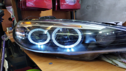 نئون سفید چراغ جلو 206 مدل سون...