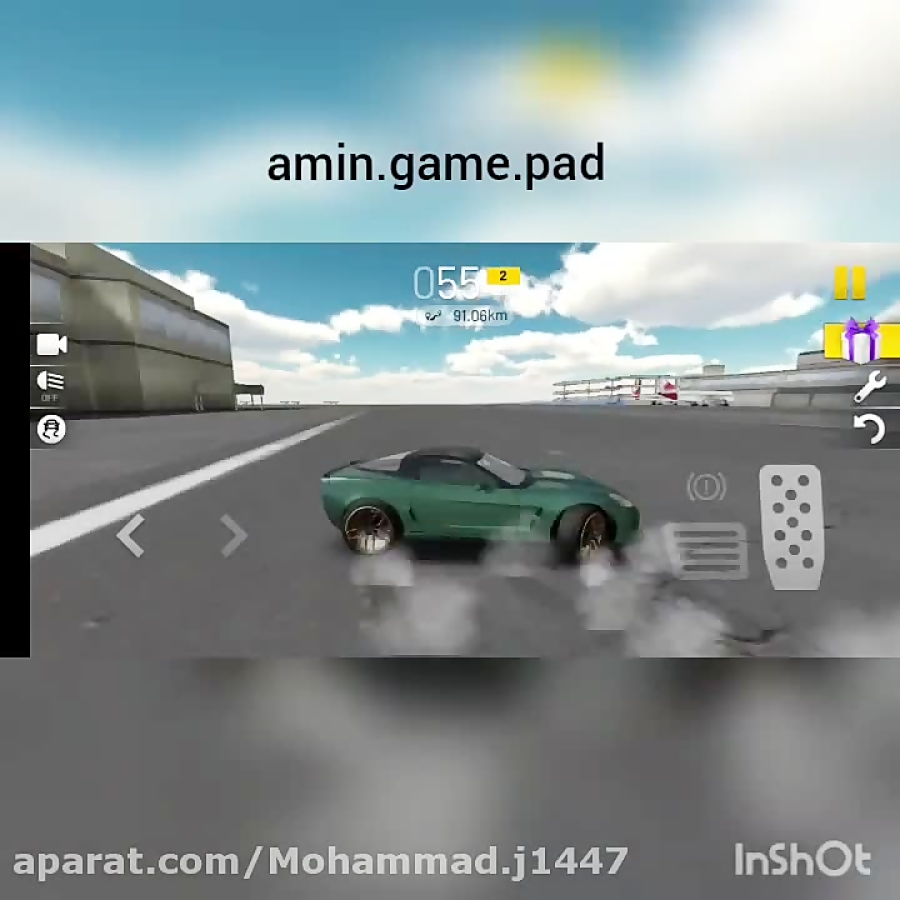 گیم پلی extreme car driving simulator ( گیم پلی توسط خودم )