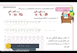 تدریس صفحه ی 72 ریاضی سوم ابتدایی