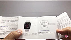 انباکس ساعت هوشمند w34 طرح اپل