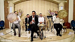 اجرای موسیقی سنتی در عروسی مذه...