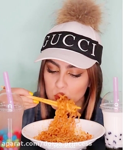 چالش غذاخوری اسمر خوردن تند تر...