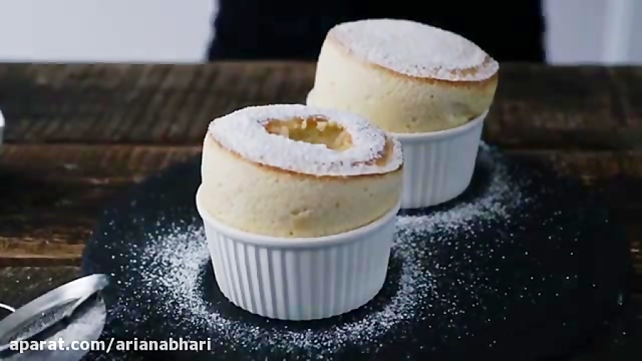 طرز تهیه  سوفله وانیلی خوشمزه