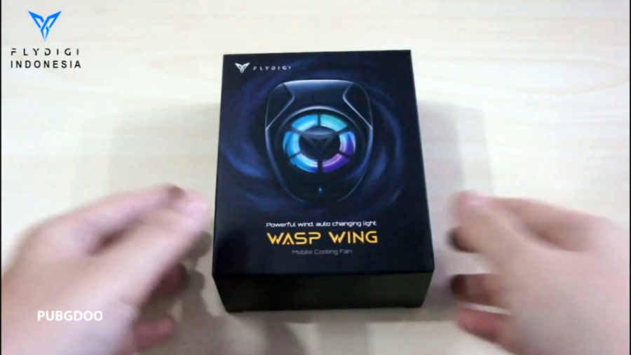 جعبه گشایی و تست فن خنک کننده موبایل فلای دیجی Flydigi Wasp Wing B1 | پابجی دونی
