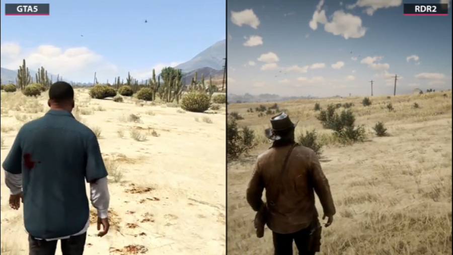 مقایسه دو بازی فوق العاده ( GTA V ) با Red Dead Redemption 2