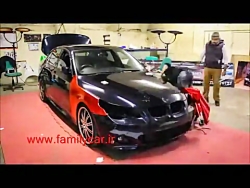 BMW E60 Vvivid Red Brushed Chr...