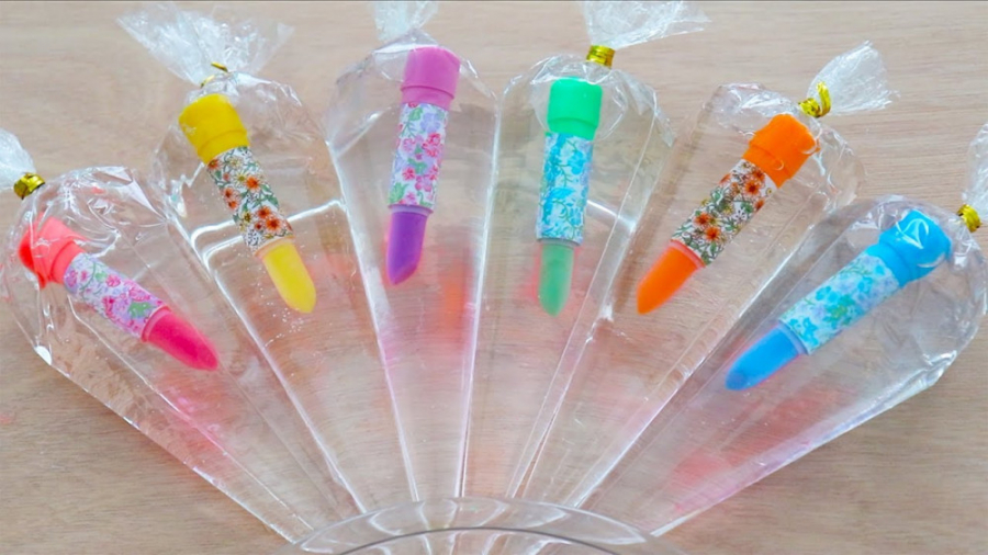 ساخت اسلایم و رنگ آمیزی اسلایم