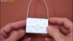 آموزش اوریگامی - ساخت کیف دستی