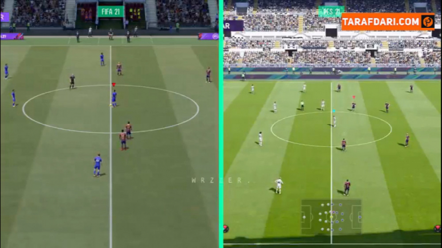مقایسه بازی پرطرفدار ( PES 2021 ) با ( FIFA 21 )