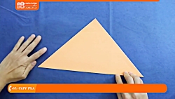 آموزش اوریگامی | ساخت کاردستی | اوریگامی ساده ( اوریگامی تانک )