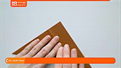 آموزش اوریگامی | ساخت کاردستی | اوریگامی ساده ( اوریگامی ستاره )