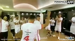 رقص بازیکنان پرسپولیس پرسپولیس...