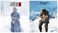 مقایسه دو بازی Assassin#039;s Creed Valhalla و Red Dead Redemption 2