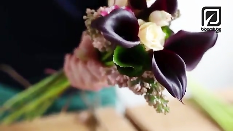 ساخت دسته گل عروس