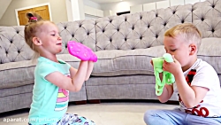 گبی و الکس | اسلایم بازی گبی و...