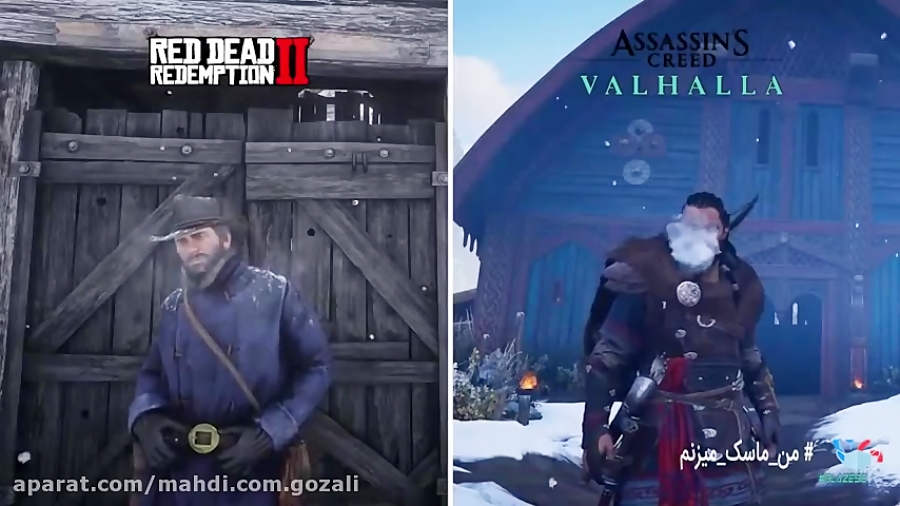مقایسه کامل دو بازی Red Dead Redemption 2 و Assassin Creed Valhalla