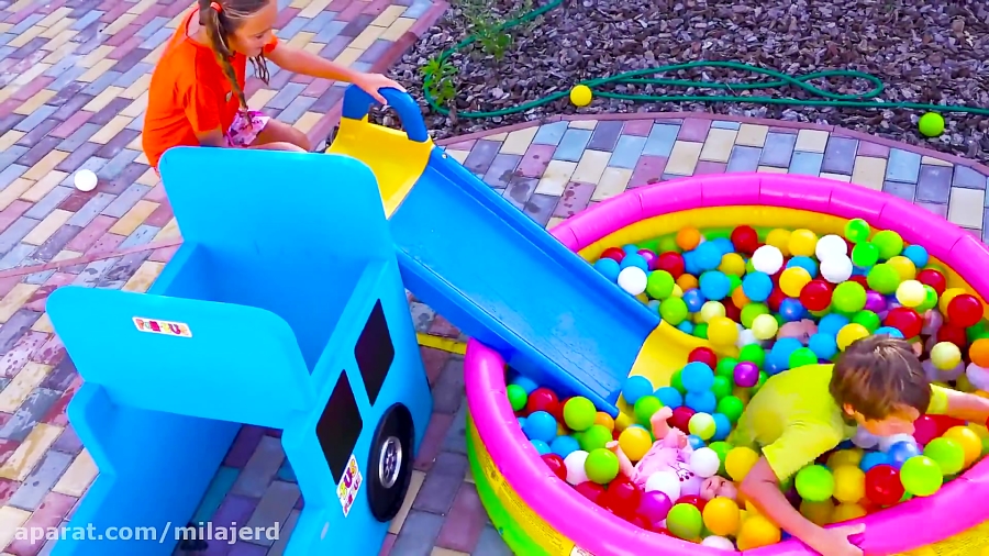 فیلیپ و ساشا با ماشین های استخ...