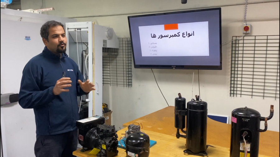 انواع کمپرسور ها در سیستم های سرمایشی