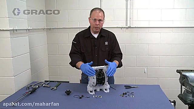 باز کردن پمپ دیافراگمی 515 گراکو هاسکی کربوکسی تراپی