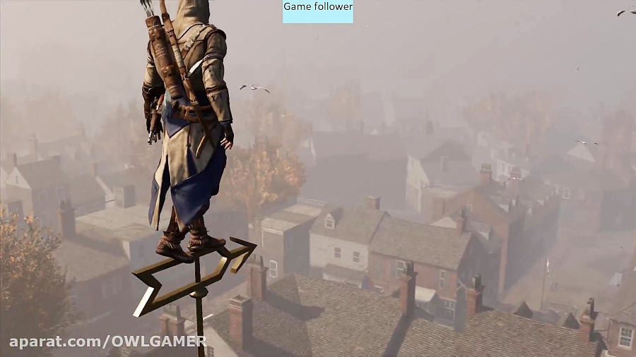 بالا رفتن و پریدن از برج در بازی assassins creed 3 remastered