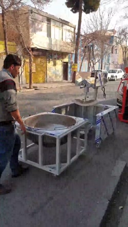 داغ زن همزن ۲۴۰ لیتری