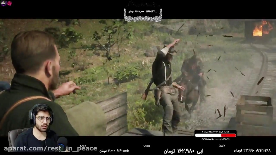 پارت ۶۹ واکترو Red Dead Redemption 2 با زیرنویس فارسی نههه جان مارستون مرد