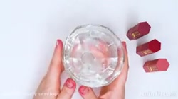 قاطی کردن رژ به اسلایم شفاف