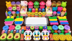 مخلوط کردن اسلایم های رنگی - ب...