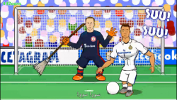 کارتون طنز هتریک‌ رونالدو با ع...