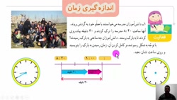 ریاضی چهارم - فصل چهارم - اندازه گیری زمان - ساعت