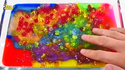 مخلوت اسلایم های رنگی و ساخت ا...