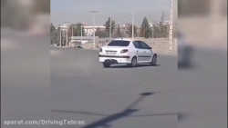 دستی کشیدن حرفه ای و دور پلیسی زدن با پژو ۲۰۶